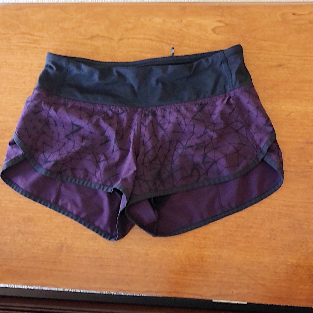 Size 2 tie-dye Lululemon running shorts